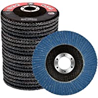 Profesional Ruedas de amolado de superficies 125 mm x 22.23 mm- 20 piezas- paquete de mezcla (5 x 40-60-80-120 granos…